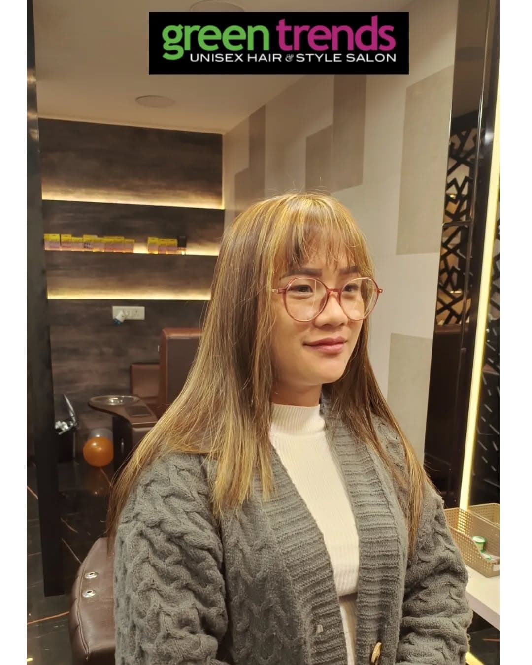 Greens Unisex Salon — our work and salon moments